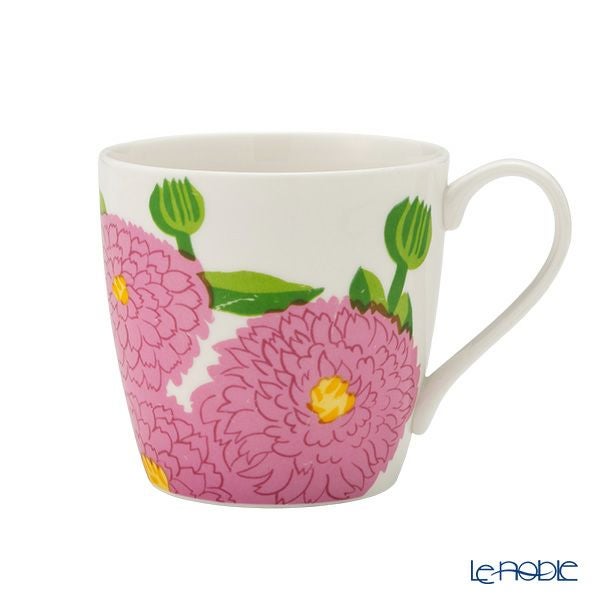 【1点限り】北欧ヴィンテージ マリメッコ（marimekko） プリマヴェーラ／Primavera 春 マグカップ ピンク