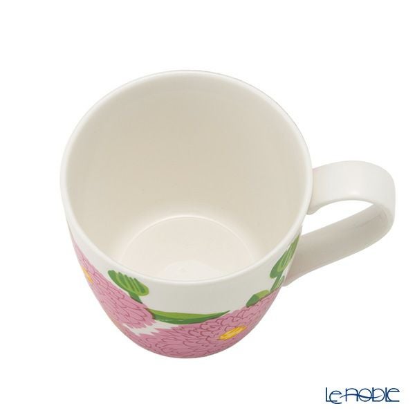 【1点限り】北欧ヴィンテージ マリメッコ（marimekko） プリマヴェーラ／Primavera 春 マグカップ ピンク