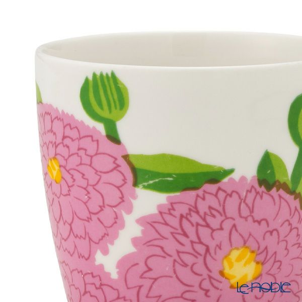 【1点限り】北欧ヴィンテージ マリメッコ（marimekko） プリマヴェーラ／Primavera 春 マグカップ ピンク
