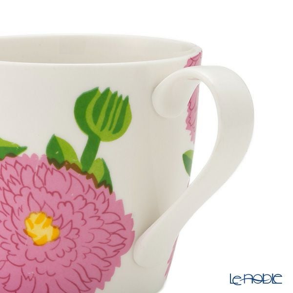 【1点限り】北欧ヴィンテージ マリメッコ（marimekko） プリマヴェーラ／Primavera 春 マグカップ ピンク