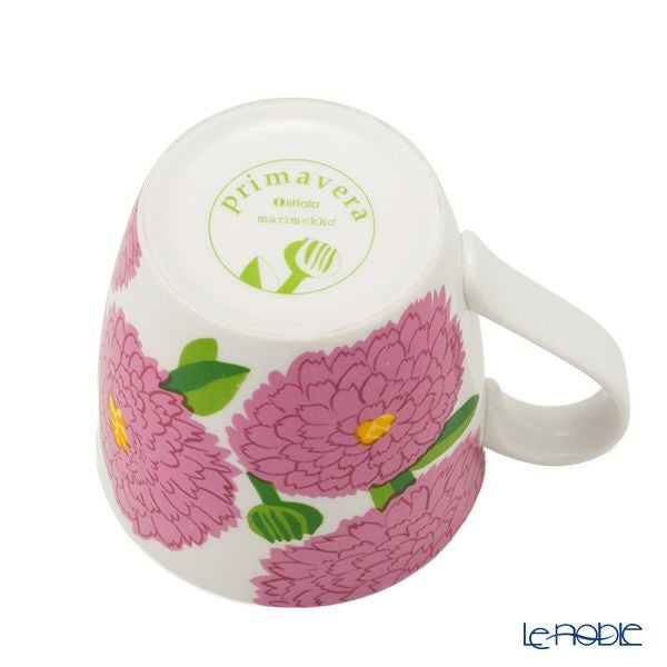 【1点限り】北欧ヴィンテージ マリメッコ（marimekko） プリマヴェーラ／Primavera 春 マグカップ ピンク