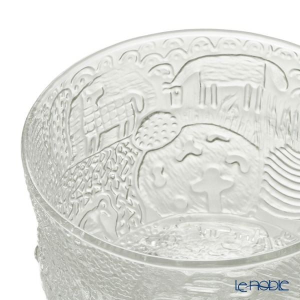 【1点限り】北欧ヴィンテージ ヌータヤルヴィ（NUUTAJARVI） ファウナ／Fauna ボウル クリア