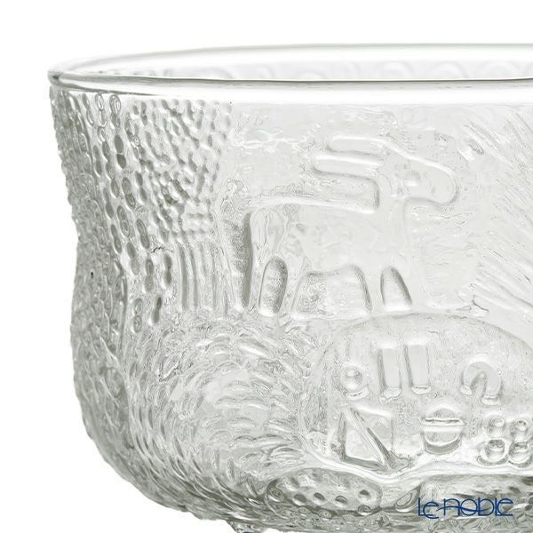 【1点限り】北欧ヴィンテージ ヌータヤルヴィ（NUUTAJARVI） ファウナ／Fauna ボウル クリア