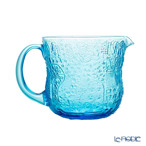 【1点限り】北欧ヴィンテージ ヌータヤルヴィ（NUUTAJARVI） ファウナ／Fauna ウォータージャグ ブルー