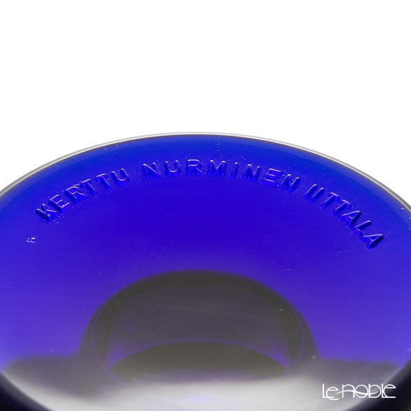 【1点限り】北欧ヴィンテージ イッタラ（IITTALA）ヴェルナ（ヴァーナ）／Verna ステムグラス ブルー 13.5cm 220ml