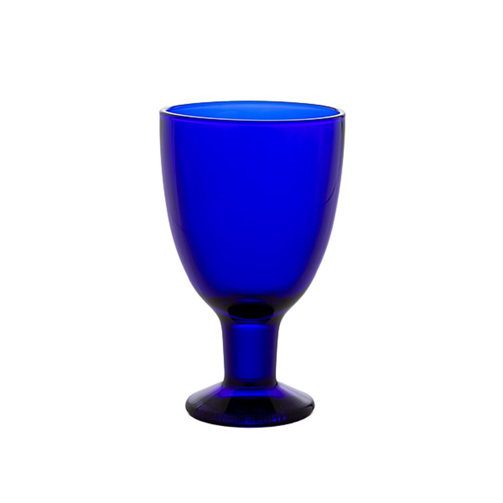 【1点限り】北欧ヴィンテージ イッタラ（IITTALA）ヴェルナ（ヴァーナ）／Verna ステムグラス ブルー 13.5cm 220ml