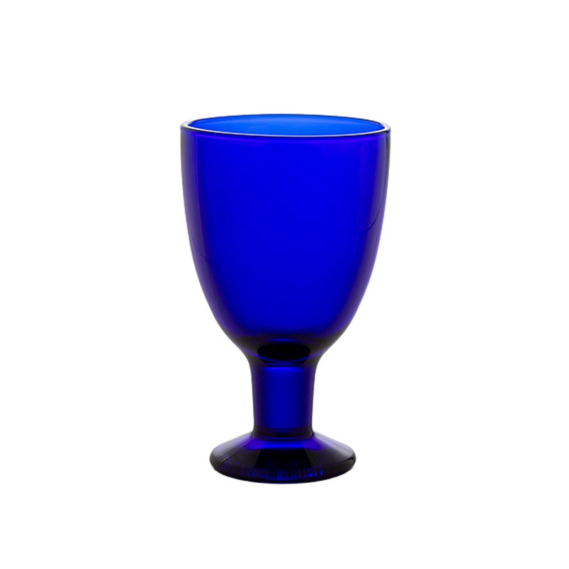 【1点限り】北欧ヴィンテージ イッタラ（IITTALA）ヴェルナ（ヴァーナ）／Verna ステムグラス ブルー 13.5cm 220ml