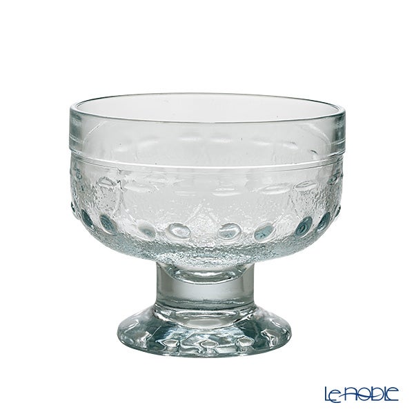 【1点限り】北欧ヴィンテージ リーヒマエンラシ（RIIHIMAEN LASI） キルシッカ／Kirsikka 脚付きグラス クリア