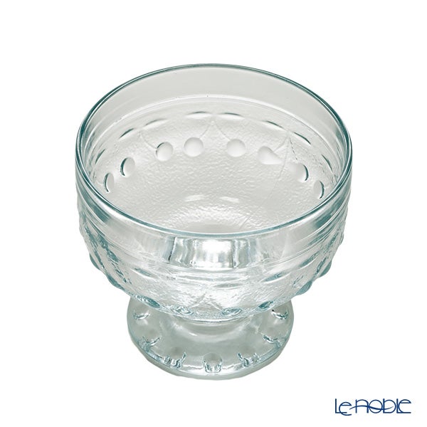 【1点限り】北欧ヴィンテージ リーヒマエンラシ（RIIHIMAEN LASI） キルシッカ／Kirsikka 脚付きグラス クリア