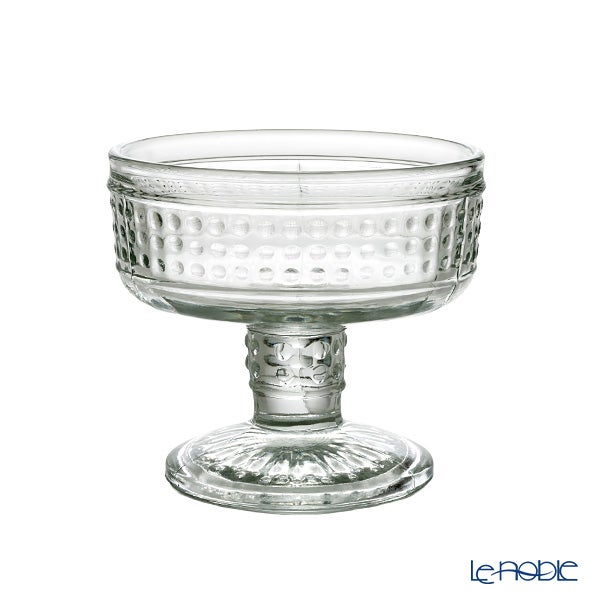 【1点限り】北欧ヴィンテージ リーヒマエンラシ（RIIHIMAEN LASI） バロッキ／Barokki 脚付きグラス クリア