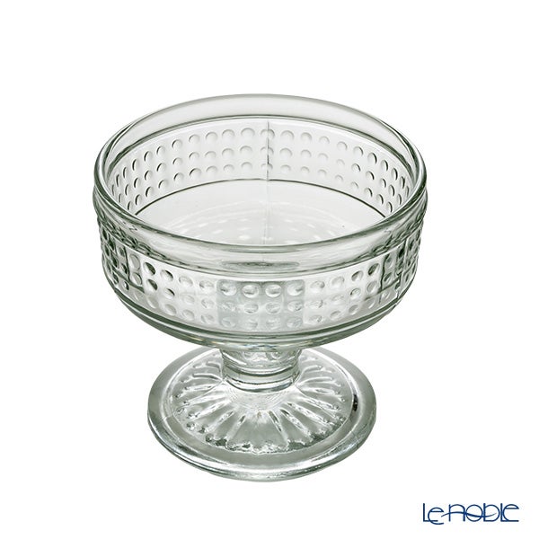 【1点限り】北欧ヴィンテージ リーヒマエンラシ（RIIHIMAEN LASI） バロッキ／Barokki 脚付きグラス クリア