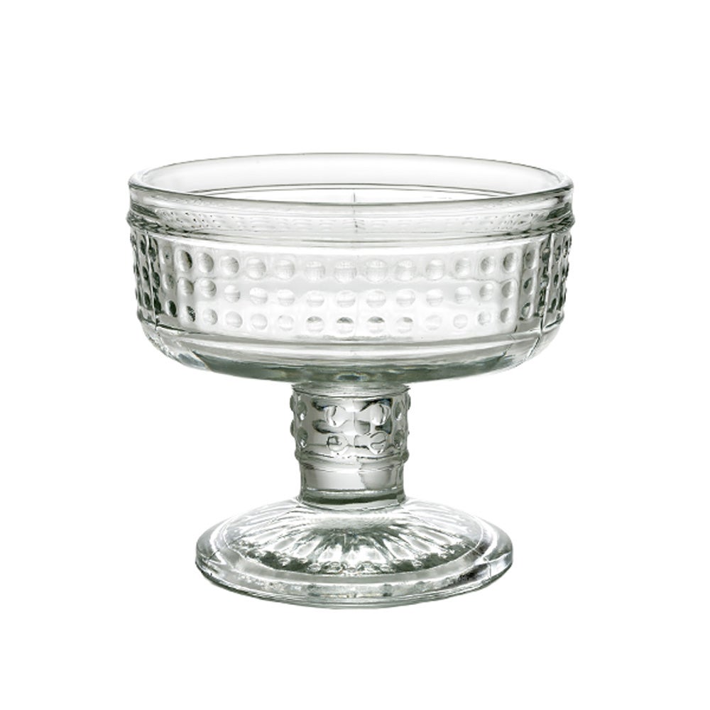 【1点限り】北欧ヴィンテージ リーヒマエンラシ（RIIHIMAEN LASI） バロッキ／Barokki 脚付きグラス クリア