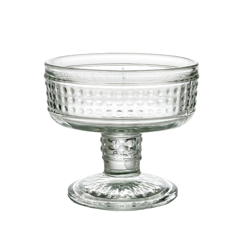 【1点限り】北欧ヴィンテージ リーヒマエンラシ（RIIHIMAEN LASI） バロッキ／Barokki 脚付きグラス クリア