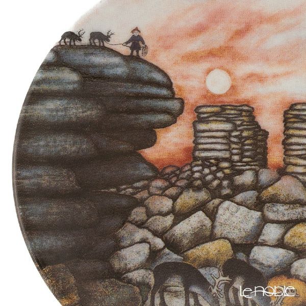 【1点限り】北欧ヴィンテージ アラビア（ARABIA） アンドレアス・アラリスト／A. Alariesto ウォールプレート No.38