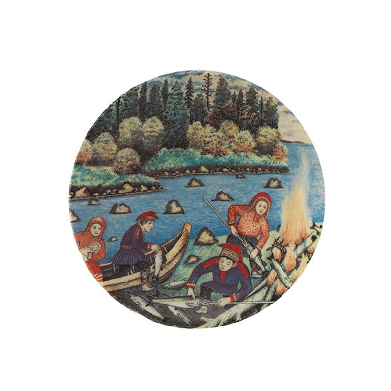 【1点限り】北欧ヴィンテージ アラビア（ARABIA） アンドレアス・アラリスト／A. Alariesto ウォールプレート No.21