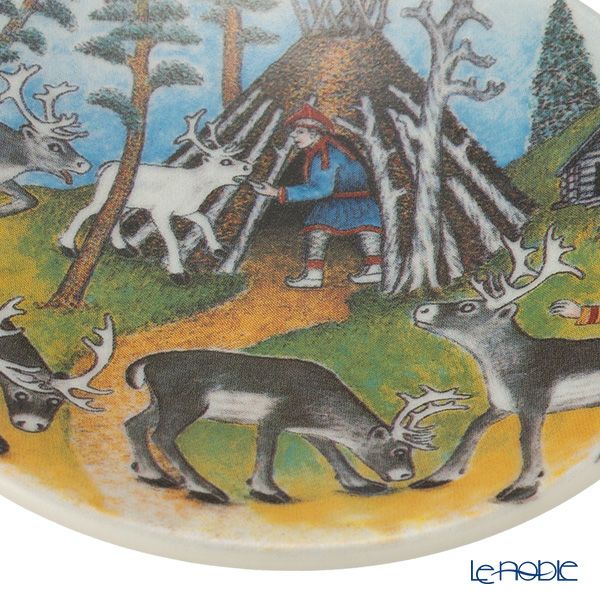 【1点限り】北欧ヴィンテージ アラビア（ARABIA） アンドレアス・アラリスト／A. Alariesto ウォールプレート No.39