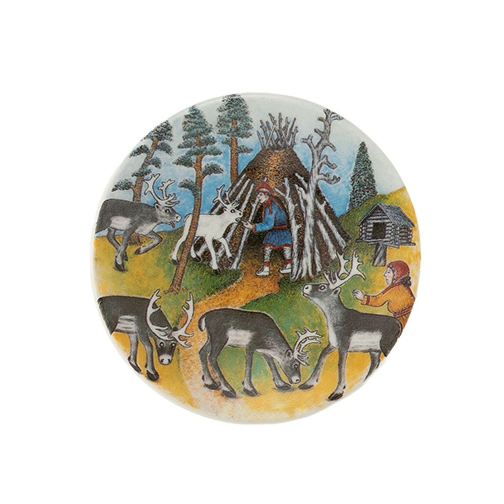 【1点限り】北欧ヴィンテージ アラビア（ARABIA） アンドレアス・アラリスト／A. Alariesto ウォールプレート No.39