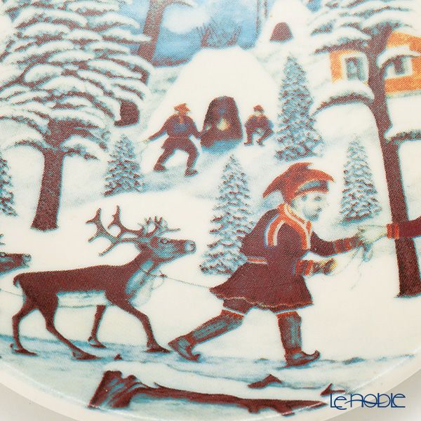 【1点限り】北欧ヴィンテージ アラビア（ARABIA） アンドレアス・アラリスト／A. Alariesto ウォールプレート No.10