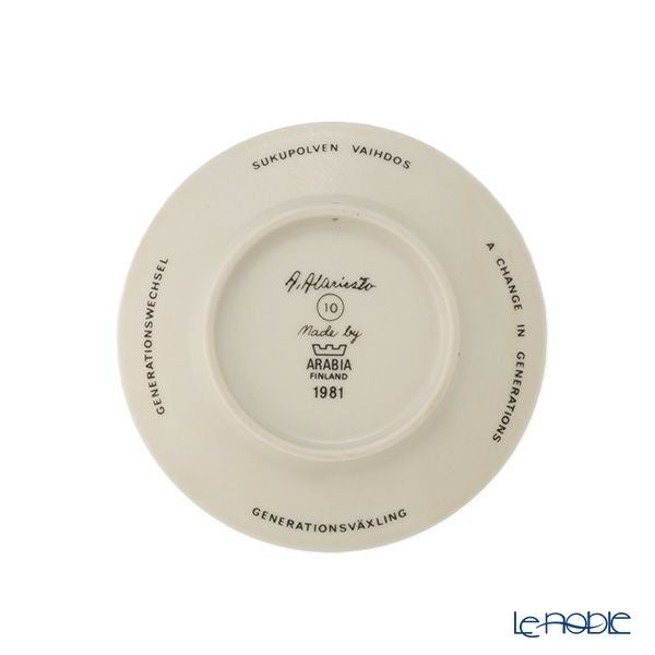 【1点限り】北欧ヴィンテージ アラビア（ARABIA） アンドレアス・アラリスト／A. Alariesto ウォールプレート No.10