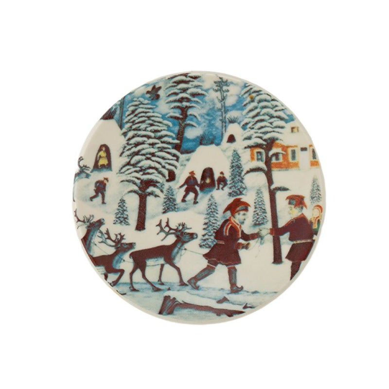 【1点限り】北欧ヴィンテージ アラビア（ARABIA） アンドレアス・アラリスト／A. Alariesto ウォールプレート No.10