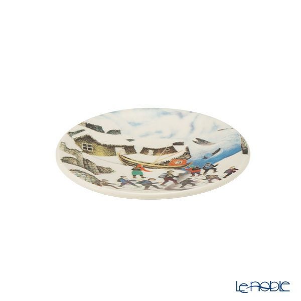 【1点限り】北欧ヴィンテージ アラビア（ARABIA） アンドレアス・アラリスト／A. Alariesto ウォールプレート No.8