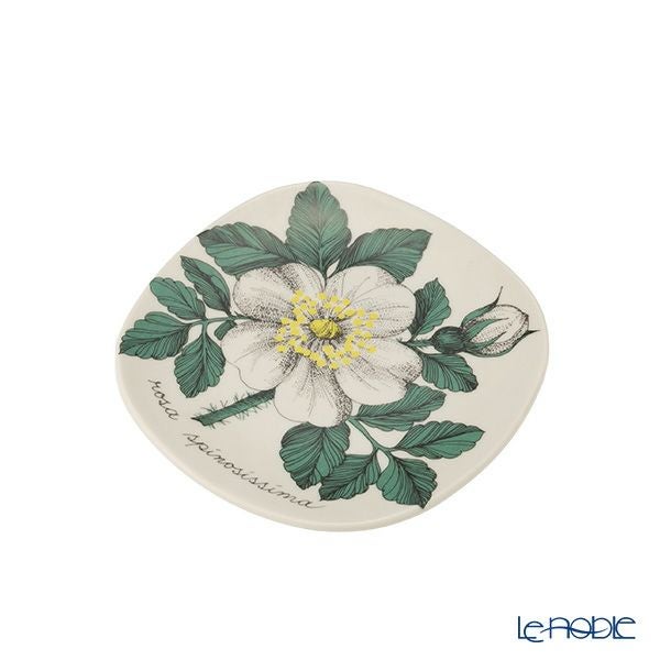 【1点限り】北欧ヴィンテージ アラビア（ARABIA） ボタニカ（ロサ スピノシシマ）／Botanica ウォールプレート