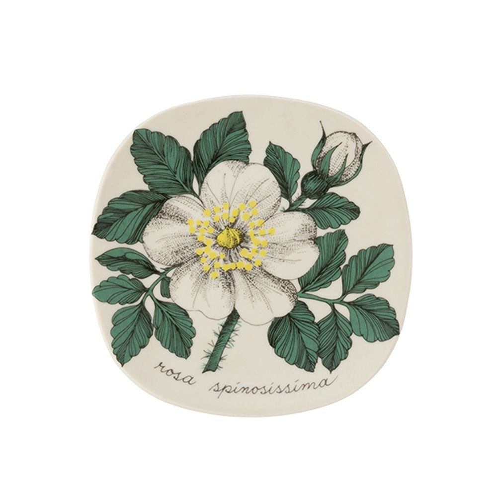 【1点限り】北欧ヴィンテージ アラビア（ARABIA） ボタニカ（ロサ スピノシシマ）／Botanica ウォールプレート