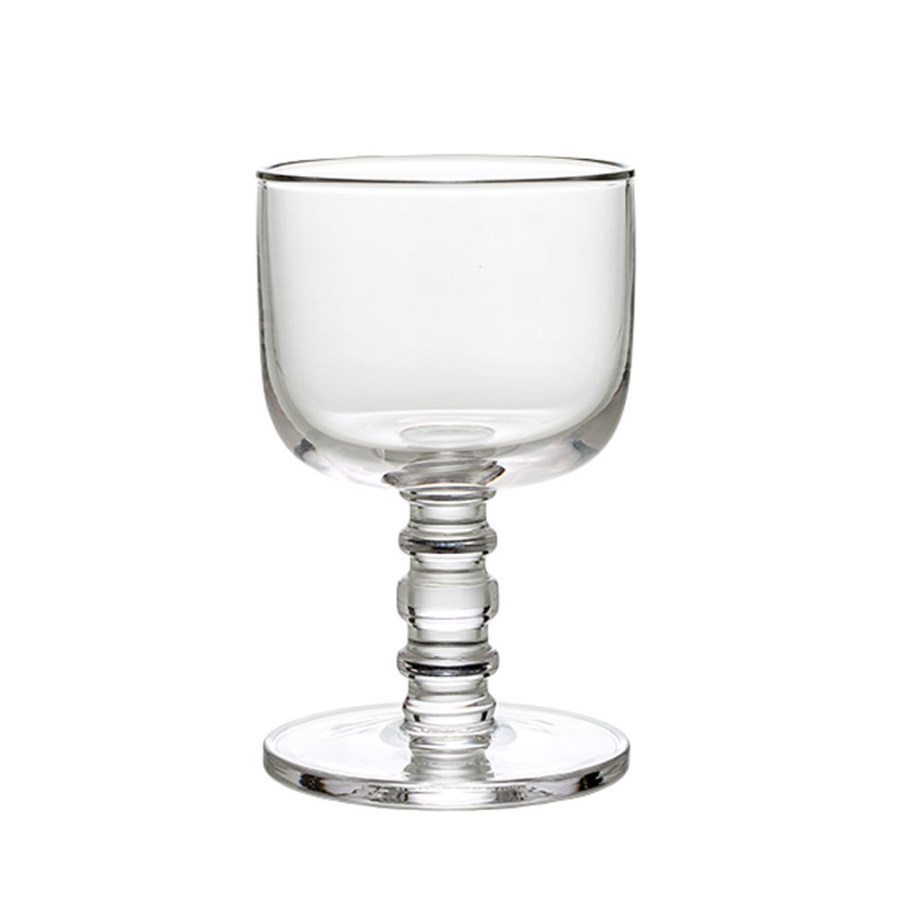 【1点限り】北欧ヴィンテージ マリメッコ（marimekko） スカット マッカラッラ／Sukat Makkaralla ワイングラス クリア