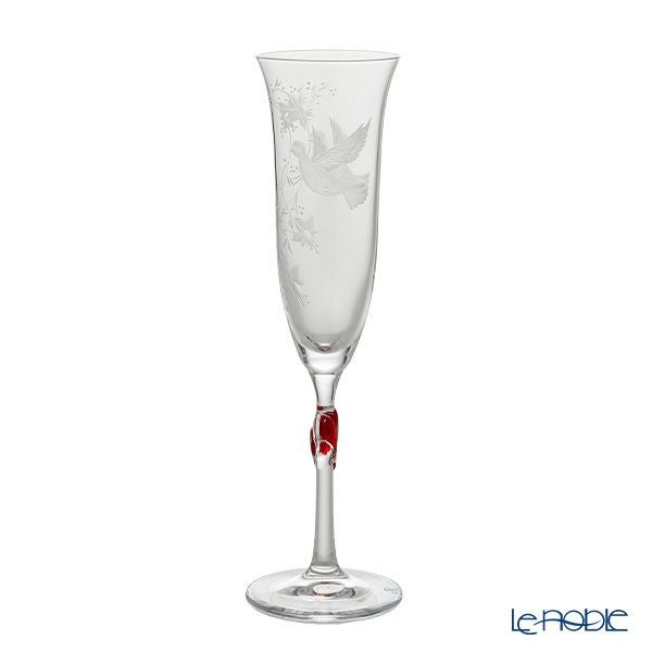 マイセン（Meissen） マイセンクリスタル ハート シャンパン 24.2cm（レッド）