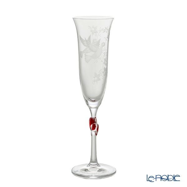 マイセン（Meissen） マイセンクリスタル ハート シャンパン 24.2cm（レッド）