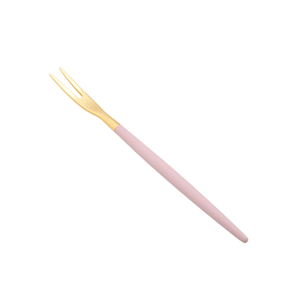 クチポール ゴア GOA ピンク／ゴールド フルーツフォーク 11.5cm マット仕上げ