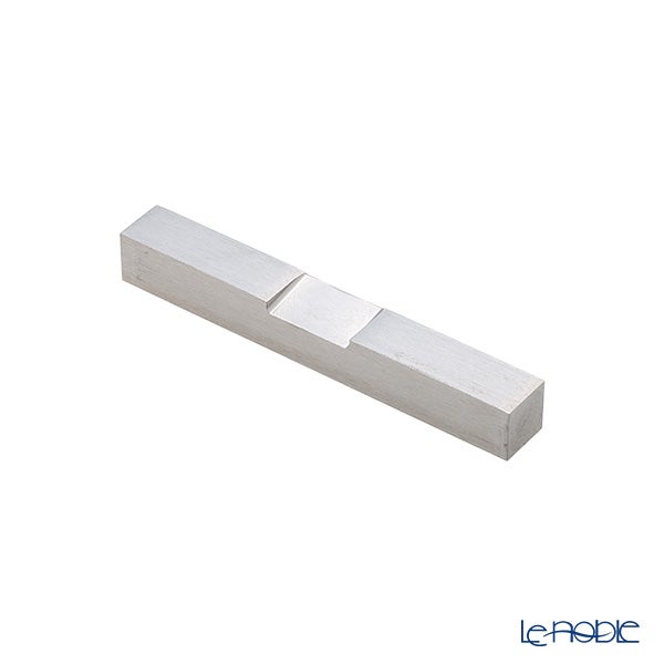 クチポール クーベ KUBE ブラック／シルバー 箸+箸置セット 22.5cm 角箸 マット仕上げ