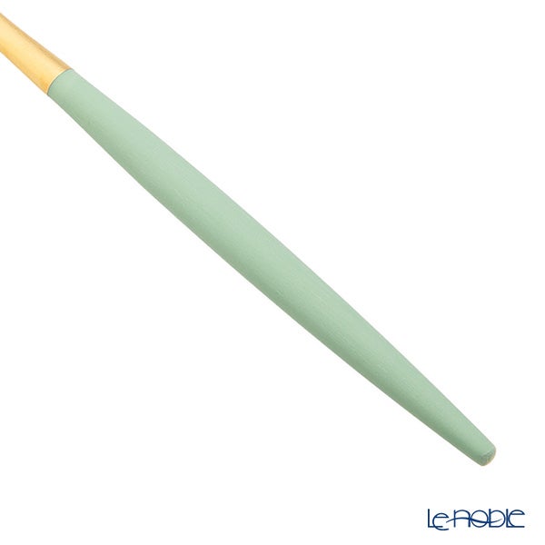 クチポール ゴア GOA セラドン／ゴールド バタースプレッダー（バターナイフ） 17cm マット仕上げ