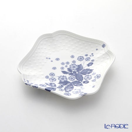 ウェッジウッド（Wedgwood） ストロベリーブルームインディゴ スモールプレート 14×14cm 4枚セット