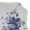 ウェッジウッド（Wedgwood） ストロベリーブルームインディゴ スモールプレート 14×14cm 4枚セット