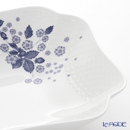 ウェッジウッド（Wedgwood） ストロベリーブルームインディゴ スクエアボウル 23×23cm ペア