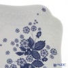 ウェッジウッド（Wedgwood） ストロベリーブルームインディゴ スモールプレート 14×14cm ペア