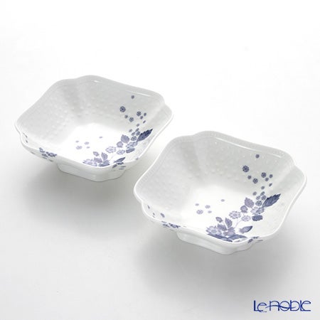 ウェッジウッド（Wedgwood） ストロベリーブルームインディゴ スモールボウル 14×14cm ペア