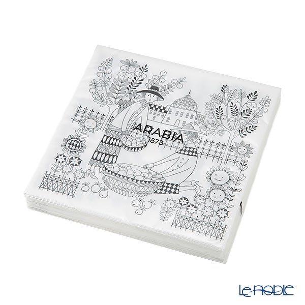 アラビア（ARABIA） エミリア ペーパーナプキン 33×33cm 20枚入り 1079324