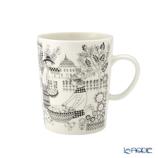 アラビア（ARABIA） エミリア 3ピースセット マグカップ500ml ＆ プレート15×19cm ＆ ボウル15cm