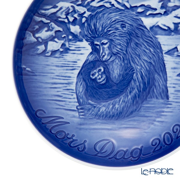 ビングオーグレンダール（Bing＆Grondahl） マザーズデイプレート 2026年／令和8年 「Japanese Snow Monkeys 雪のニホンザル」 15cm 1080365