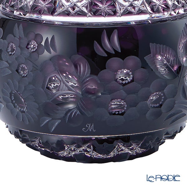 【メーカー取り寄せ商品】マイセン（Meissen） マイセンクリスタル マイセンフラワー 花瓶 ラウンド リラ 11cm MFW／140／13L