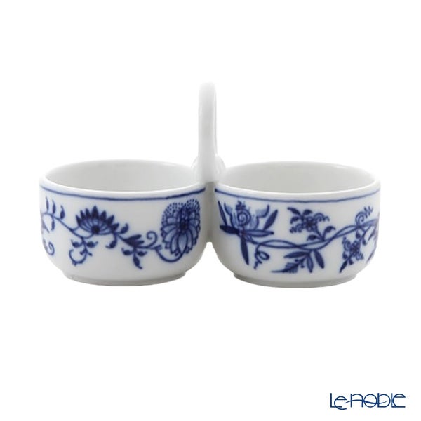 【メーカー取り寄せ商品】マイセン（Meissen） ブルーオニオン 800101／00203 ソルトセラー H5cm／L10cm