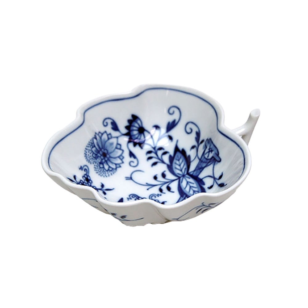 【メーカー取り寄せ商品】マイセン（Meissen） ブルーオニオン 800101／00207 リーフボウル 12×10cm