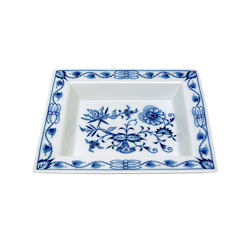 【メーカー取り寄せ商品】マイセン（Meissen） ブルーオニオン 800101／53269 アッシュトレイ 16×13cm