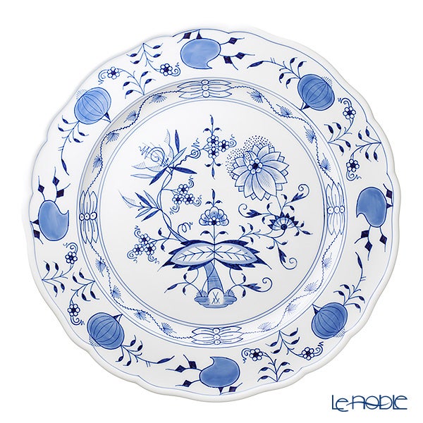 【メーカー取り寄せ商品】マイセン（Meissen） ブルーオニオン 800101／00478 プレート 32cm