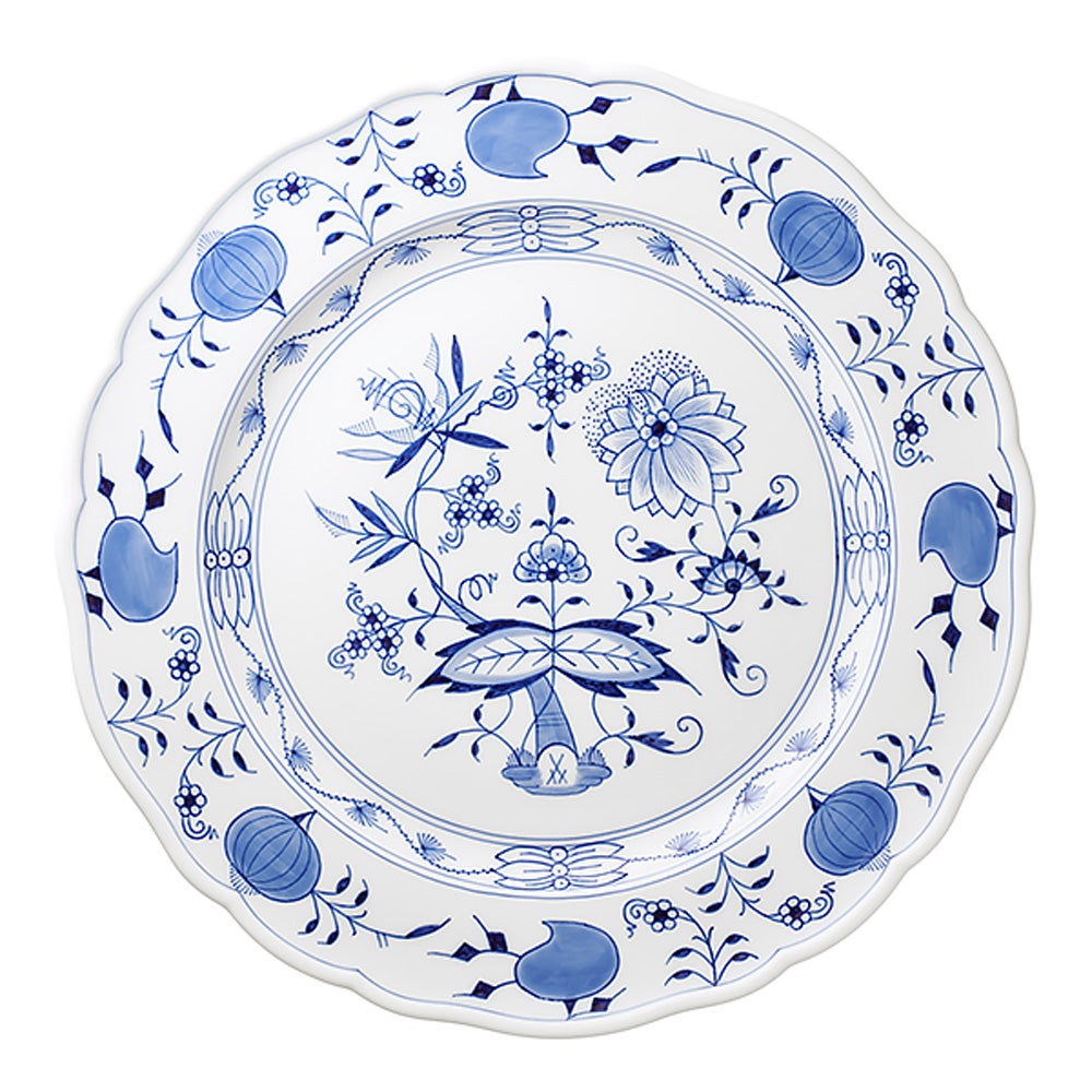 【メーカー取り寄せ商品】マイセン（Meissen） ブルーオニオン 800101／00478 プレート 32cm