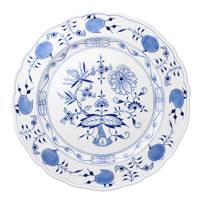 【メーカー取り寄せ商品】マイセン（Meissen） ブルーオニオン 800101／00478 プレート 32cm