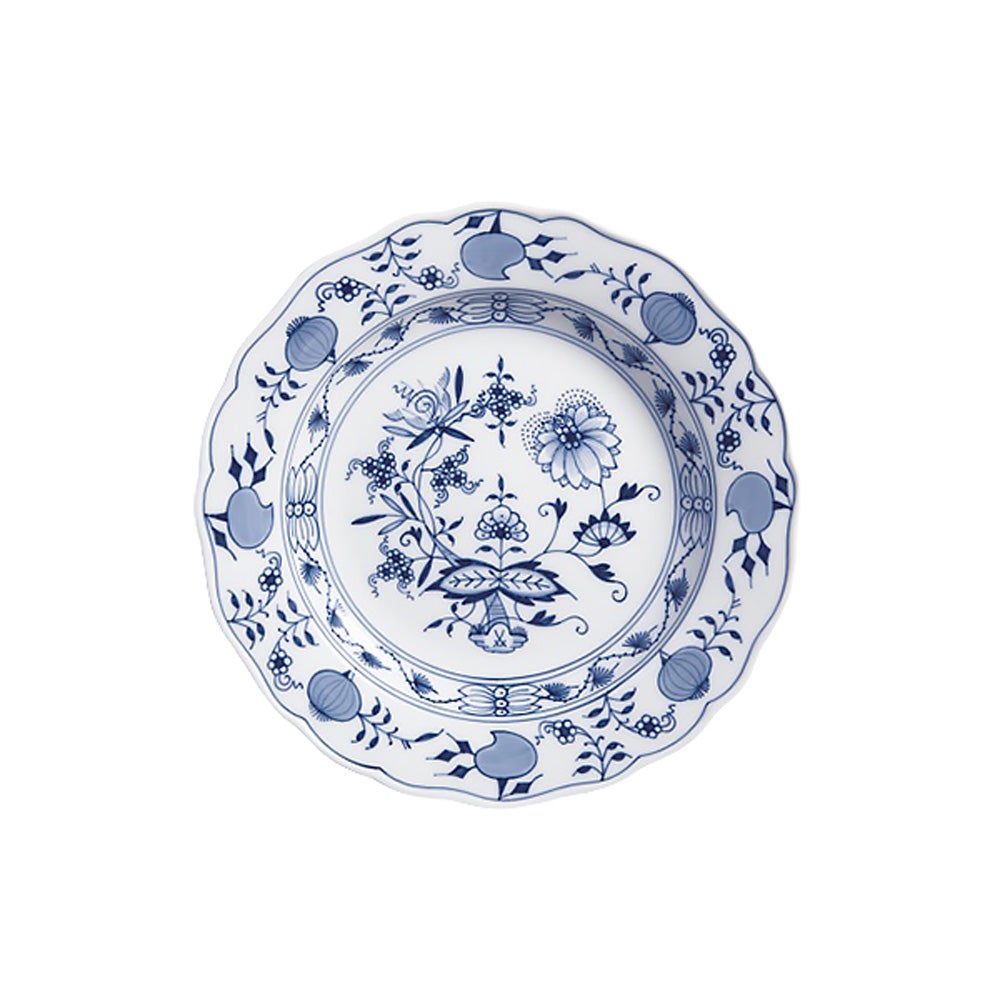 【メーカー取り寄せ商品】マイセン（Meissen） ブルーオニオン 800101／00500 プレート 14cm