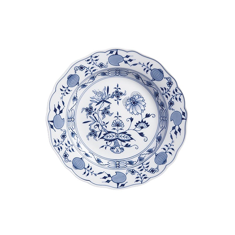 【メーカー取り寄せ商品】マイセン（Meissen） ブルーオニオン 800101／00500 プレート 14cm